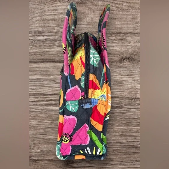 Vera Bradley Jazzy Blooms Insulated Lunch Box Bag Vibrant Floral Lunch Bunch - Picture 7 of 13